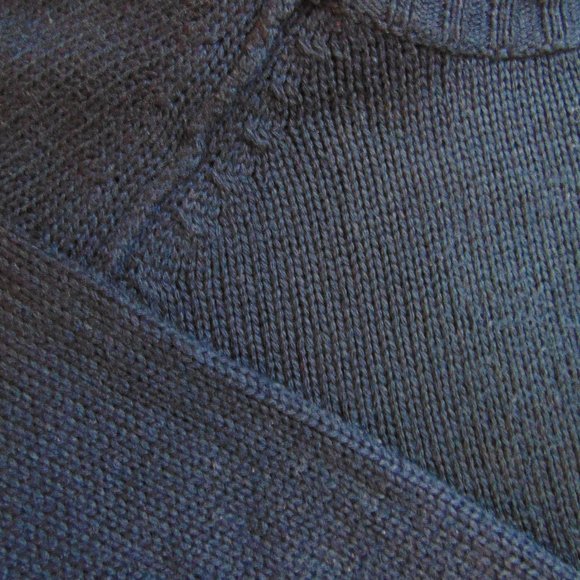 H&M Tunic Sweater Deep Navy SZ M - Picture 3 of 4